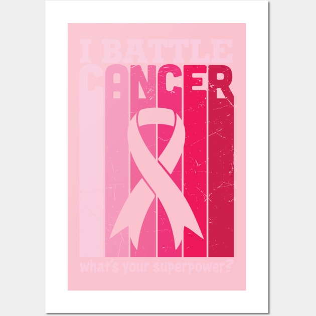 Battle Cancer Wall Art by crazytz